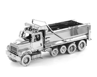 Kipper Vrachtwagen Auto Voertuig Metal Craft Model Kit 3D-puzzel Gadget Vaders Kerstdag Cadeau-idee