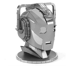 Dr Who Cyberman Craft Metal Model Kit 3d Puzzle Gadget Fathers Valentines Day Gift Idea
