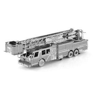 Feuerwehrauto LKW Handwerk Metall Modell Kit 3D Puzzle Gadget Väter Valentinstag Geschenkidee