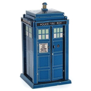 Dr Who Tardis Police Box Colour Craft Metal Model Kit 3d Puzzle Gadget Fathers Valentines Day Gift Idea