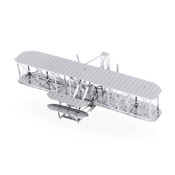 Wright Brothers First Aeroplane Aircraft Metal Model Kit 3d Puzzle Gadget Fathers Valentines Day Gift Idea