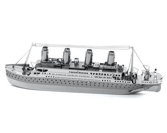 Titanic Boat Ship Metal Craft Model Kit 3D-puzzelgadget Vaders Valentijnsdag Cadeau-idee