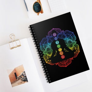 Chakra Spiral Notebook - Ruled Line