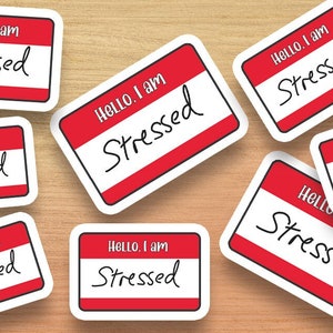 Sticker Bonjour, je suis personnalisé | Sticker design personnalisé Bonjour, je m'identifie