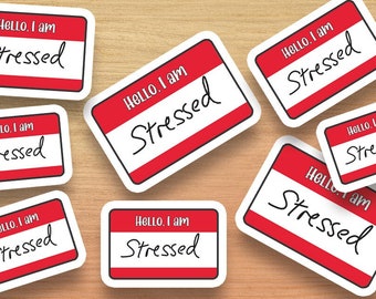 Custom "Hello I am" Sticker: Personalized Name Tag, ID Label