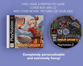 Retro Gaming Vibes: copertina e CD PlayStation 1 personalizzati e ispirati - articolo fisico