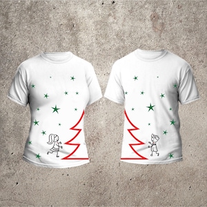 Couple Christmas Shirt SVG, Matching Couple SVG Bundle, Couple shirts svg,Matching outfits for couples svg,pdf,png