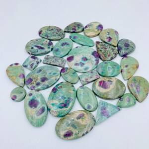 Top Quality Ruby Fuchsite Cabochon Wholesale Lot Available With Very Cheap Price Used For Jewelry Making