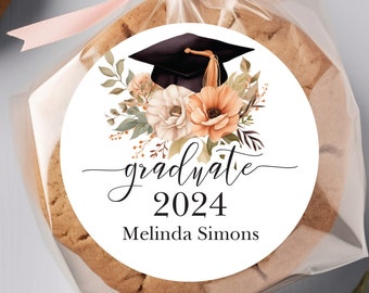 Adesivos personalizados, adesivos para festa de formatura, adesivos de anúncio de formatura, etiquetas de envelope de formatura, adesivos de formatura personalizados