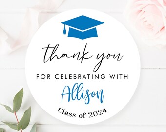 Adesivos personalizados, adesivos para festa de formatura, adesivos de anúncio de formatura, etiquetas de envelope de formatura, adesivos de formatura personalizados
