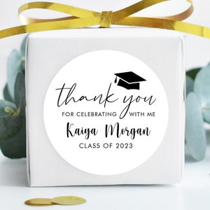 Personalized Stickers, Graduation Party Stickers, Graduation Announcement Stickers, Graduation Envelope Labels, Custom Graduation Stickers