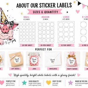Personalized Thank You Stickers, Business Stickers, Small Business Stickers, Custom Thank You Label, Thank You Stickers, Thank You Labels bild 2