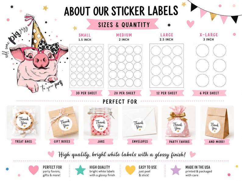 Personalized Thank You Stickers, Business Stickers, Small Business Stickers, Custom Thank You Label, Thank You Stickers, Thank You Labels bild 2