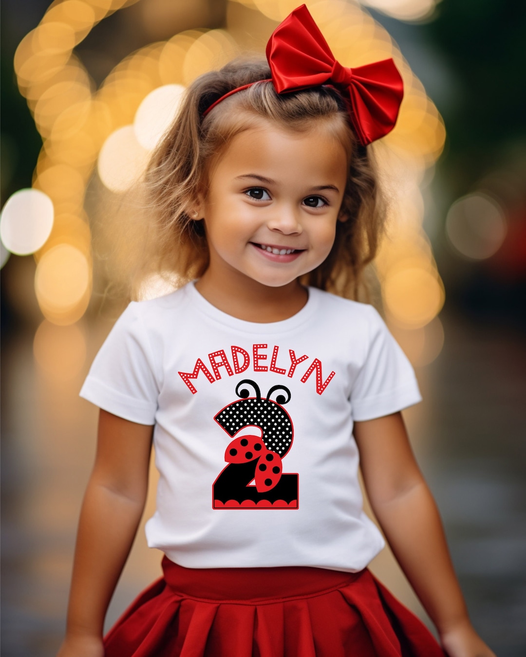 Camiseta de manga corta para niños pequeños de Ladybug, camisa de