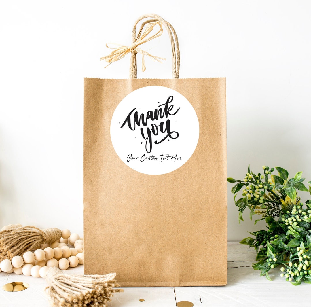 Personalized Thank You Stickers, Business Stickers, Small Business ...