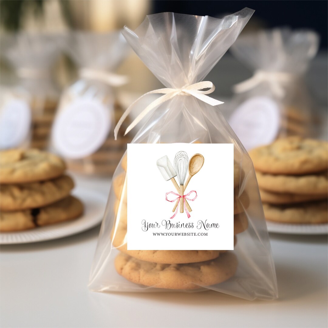Personalized Stickers, Business Bakery Stickers, Bakery Business ...