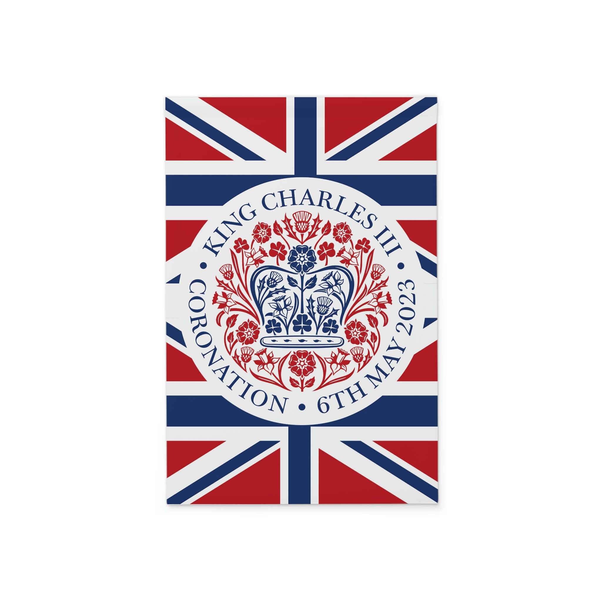 King Charles Coronation Garden Banner Coronation Flag Etsy