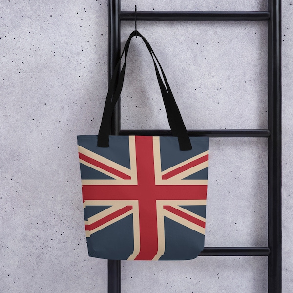 Union Jack sac Vintage Style Union Jack couronnement sac drapeau britannique sac fourre-tout couronnement parti sac fourre-tout sac à provisions sac cadeau britannique