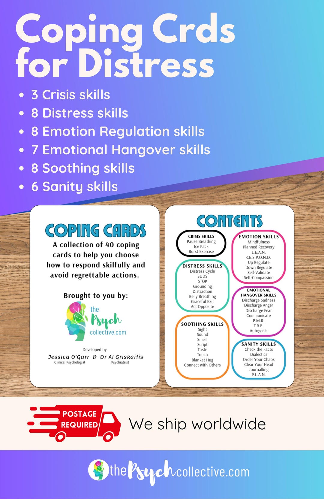 Coping Cards - Deck of 40 - Etsy