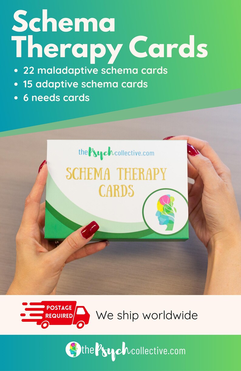 Schema Cards Examples Schema Therapy Cards- Deck of 43 - Etsy