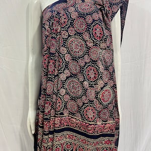 Pure Modal Ajrakh Dupatta