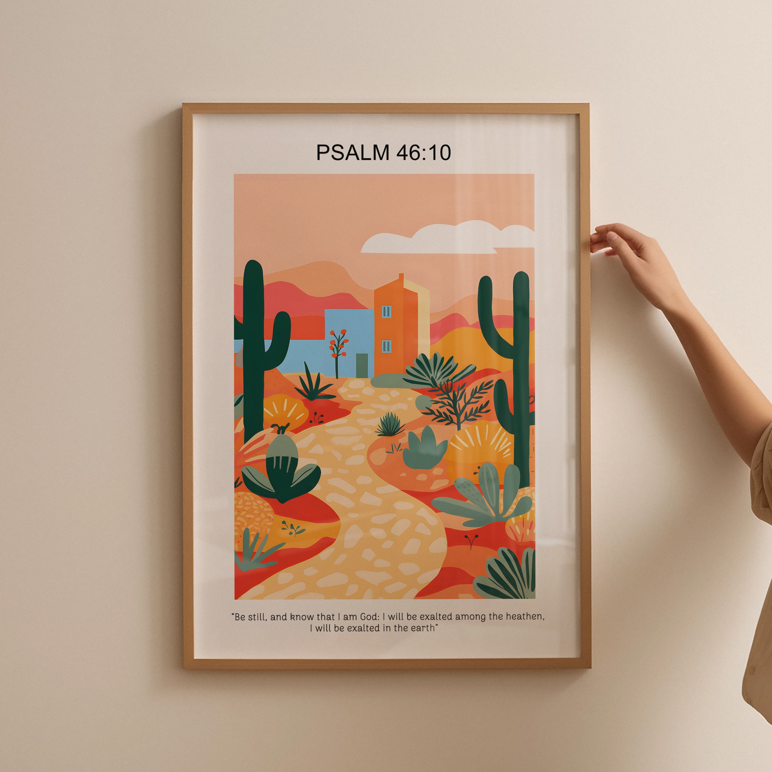 Christian Wall Art Print, Religious Poster, Digital Faith Poster, Bible ...