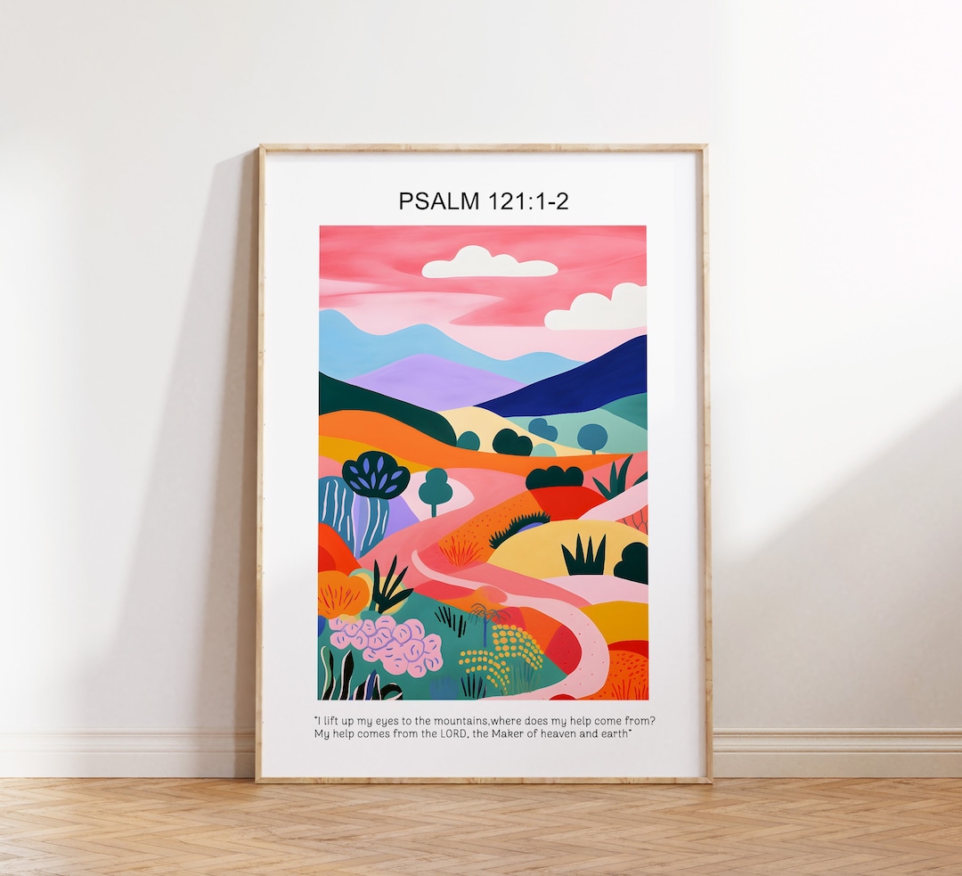 Christian Wall Art Print, Religious Poster, Digital Faith Poster, Bible ...