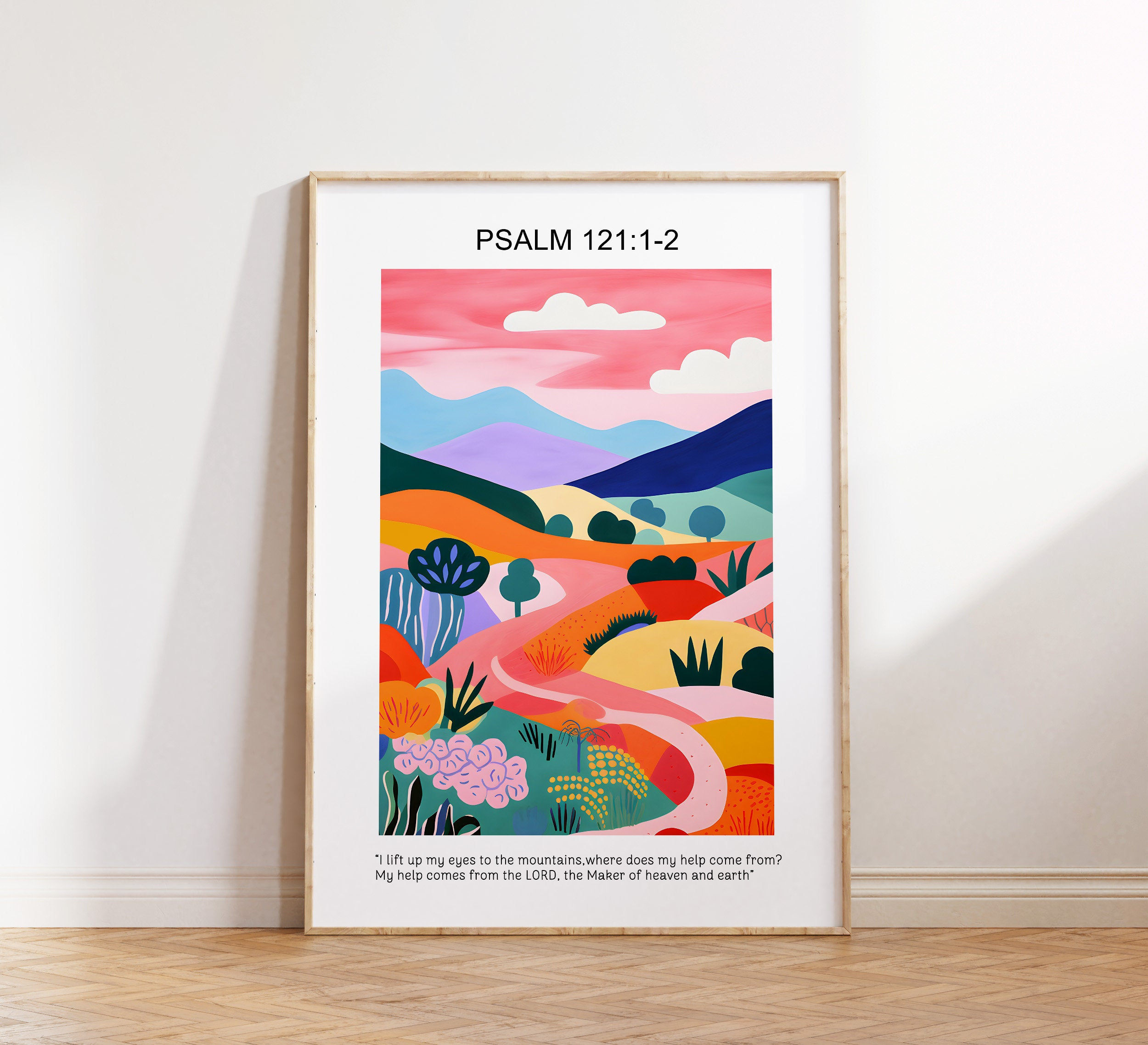 Christian Wall Art Print, Religious Poster, Digital Faith Poster, Bible ...
