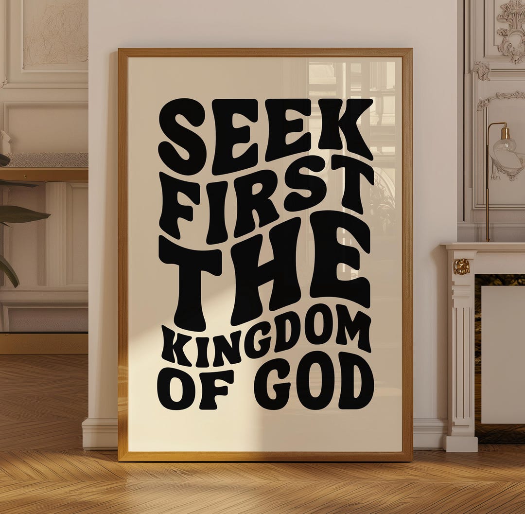 Retro Christian Print, Matthew Bible, Retro Groovy Poster, Faith ...
