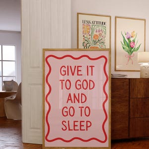 Modna chrześcijańska sztuka ścienna, różowa sztuka ścienna, maksymalistyczna sztuka ścienna, chrześcijański wystrój domu, wydruk z Pisma Świętego, werset z Biblii, wydruk sztuki ściennej w mieszkaniu