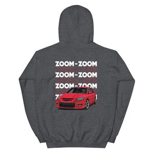 Felpa con cappuccio unisex Mazdaspeed 3 Dark Mazda Axela Mazda3 Turbo Zoom Zoom Miata RX7 Idea regalo da uomo