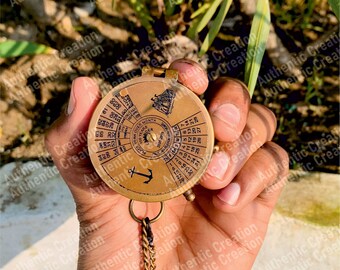 Personalized Antique Vintage Nautical Compass, Wedding Gift, Vintage Compass, Handmade Personalized Gifts