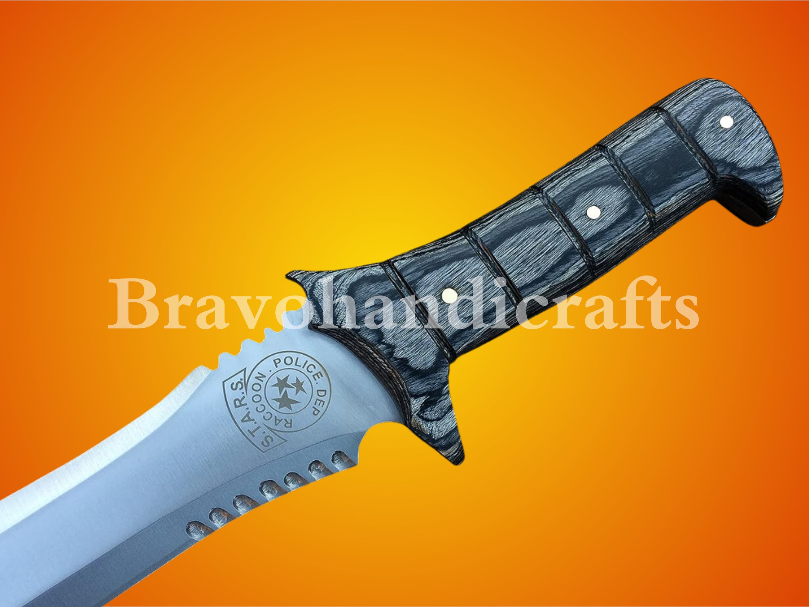 Leon Kennedy Knife Resident Evil 4 Handmade Jack Krauser Knife Etsy