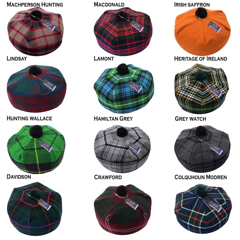 Scottish Traditional Tam O Shatner Acrylic Wool Tammy Hat Pom Pom One scottish-traditional-tam-o-shatner-acrylic-wool-tammy-hat-pom-pom-one