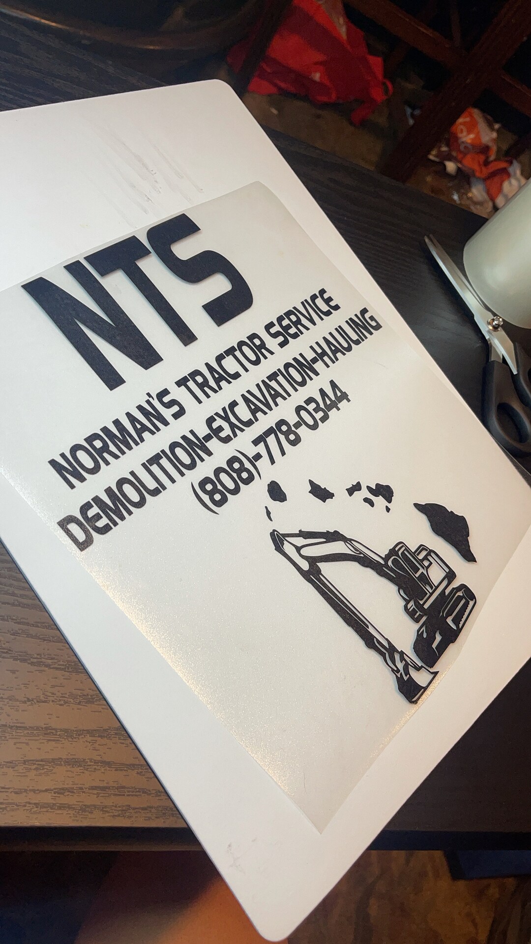 Custom Company Vinyl Decal Sticker Business Services Vehicle Sticker Advertisement Etsy