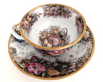 Cup with Saucer - antique, exclusive gift