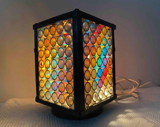 vintage Retro Night Lamp Spectrum Rainbow