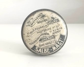 vintage ointment box