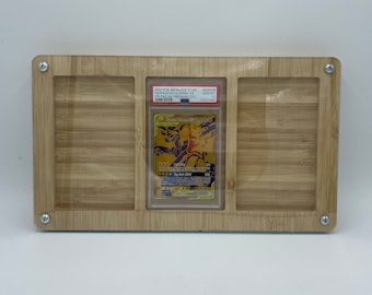 Frame Typecase Wall Holder for 3 Grading Trading Cards PSA