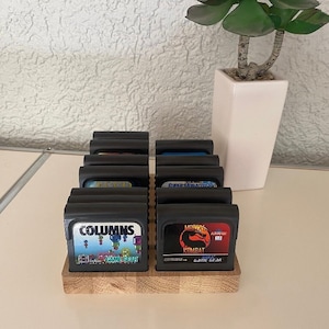セガ ゲームギア ホルダー スタンド コレクターズ フレーム 26 ゲーム用 オーク材製