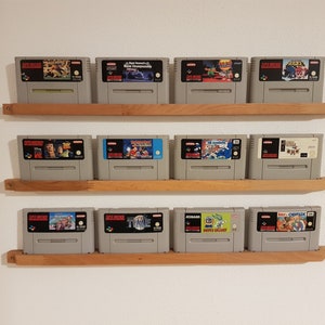3x SNES ウォールストリップ ウォールシェルフ 4 SNES l スーパーファミコン l ゲーム l ディスプレイ l スタンド