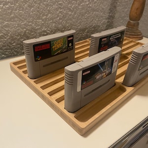 SNES スーパーファミコン カートリッジ モジュール スタンド ゲーム 30 個用 (PAL)