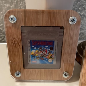 ゲームボーイ収集フレーム 1 任天堂ゲームボーイゲームホルダーコレクターフレームプレキシガラス保護付き