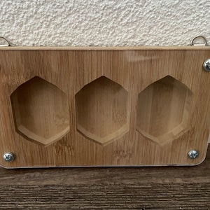Pokémon Generation Evolution stenen frame voor 3 stenen met plexiglas bescherming
