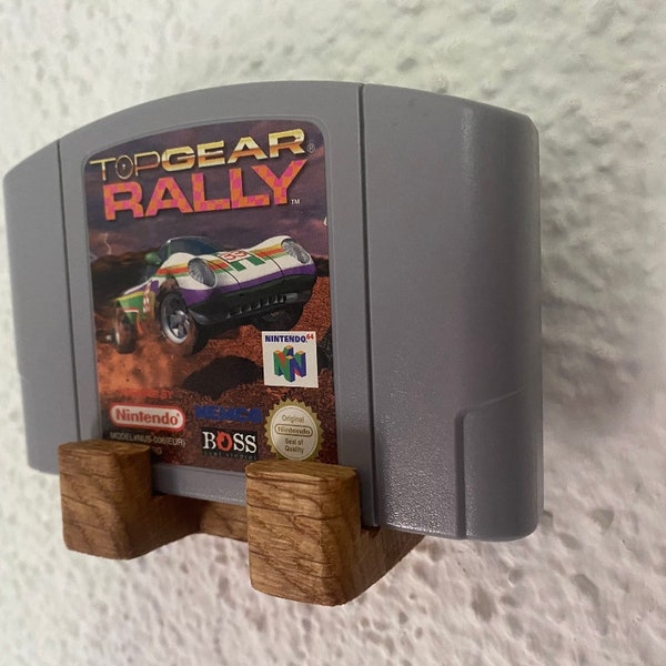 Noble real wood wall bracket I holder for N64 modules