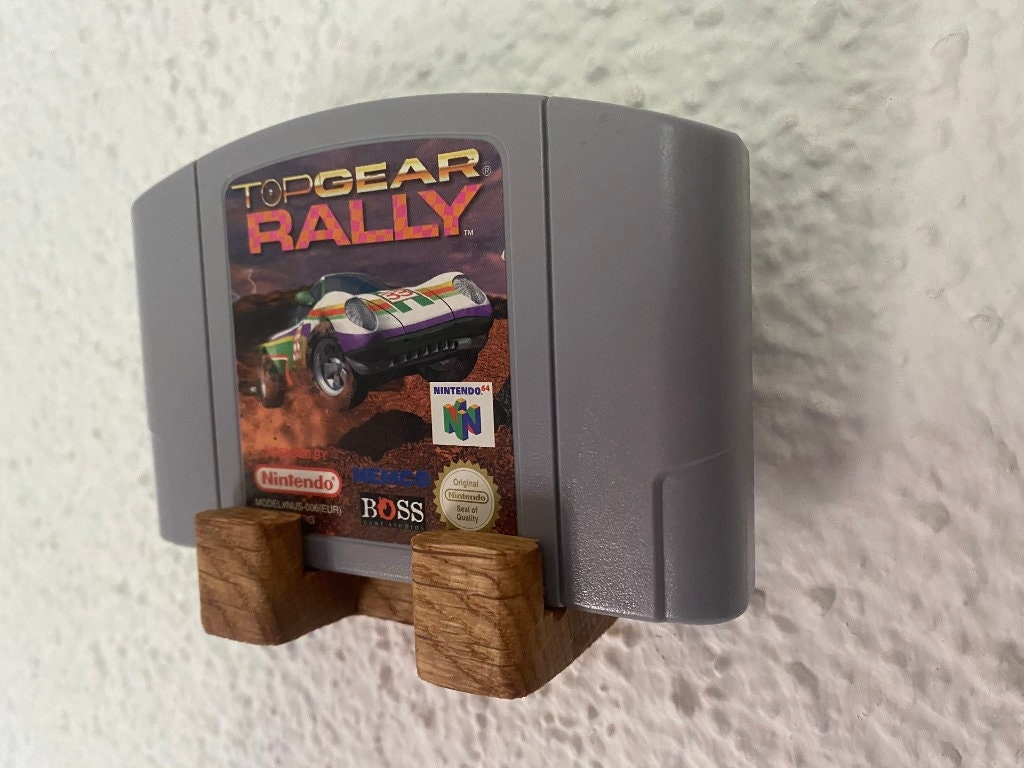 Noble Real Wood Wall Mount I Holder for N64 Modules