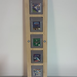 ゲームボーイ収集フレーム 5 任天堂ゲームボーイゲームホルダーコレクターフレームプレキシガラス保護付き