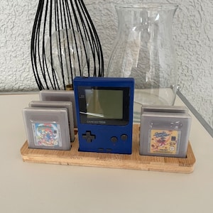 任天堂ゲームボーイポケットスタンドと保護ケースに入った8つのゲームスタンドハンドヘルドカートリッジ