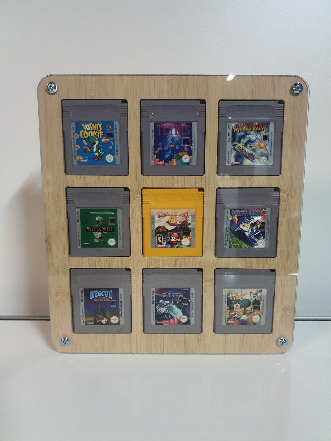 Gameboy Emulator Frame High-quality Collector's Frame for 9 Classic Gameboy Modules Made of ...