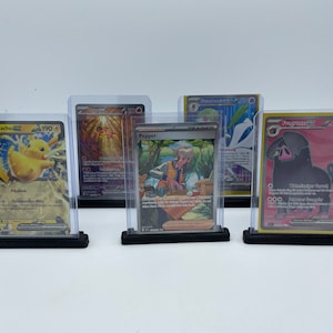 5x trading card kaartstandaard standaard met 1 kaart voor TCG toploader compatibel met Pokemon Magic Disney Lorcana